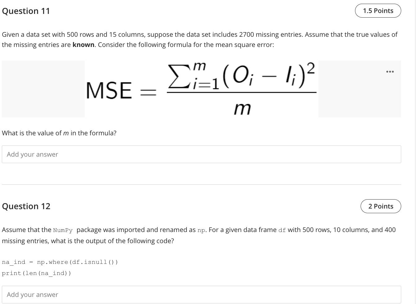 for each column? c=df.shape[1] (A) for i in range (c): df[i]=df[i].sample(frac=0.8) r=df.shape[0]