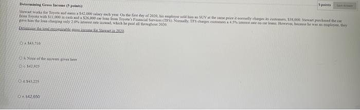 542.000 salary each year. On the first day of 2020, he employer