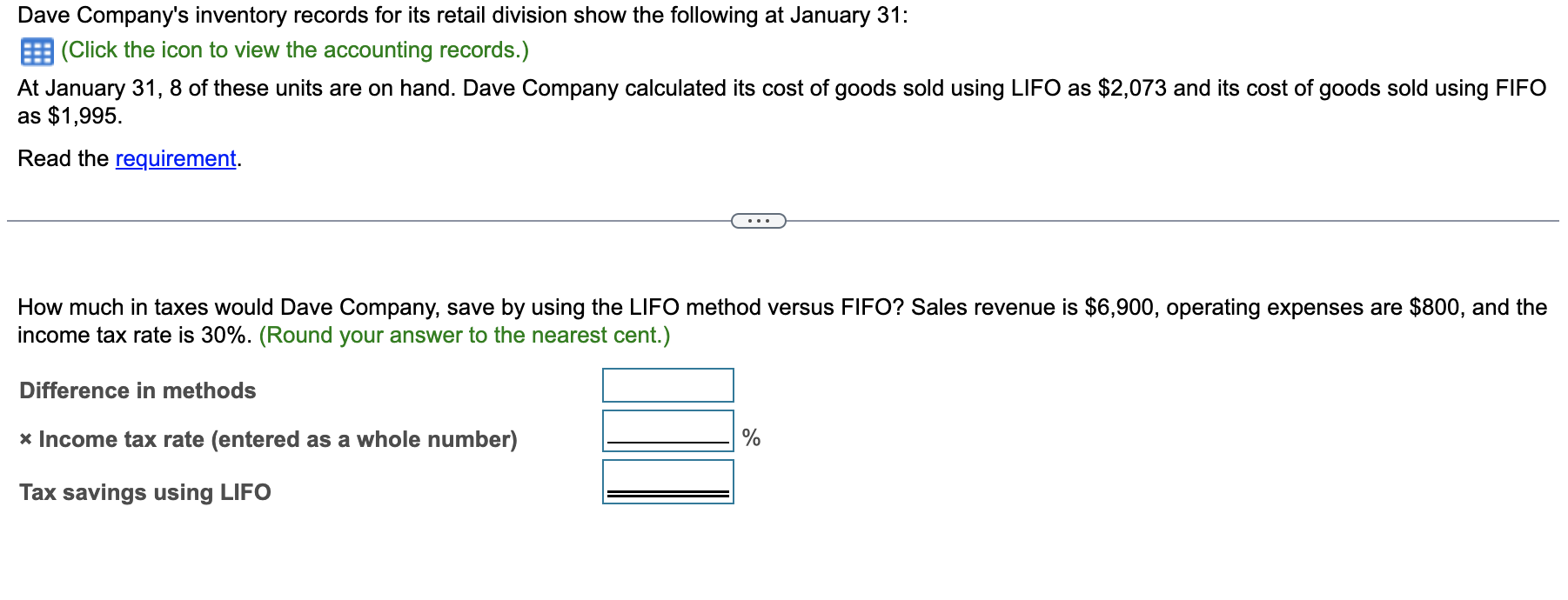  Jan 1 Beginning inventory 6 units @ $165= $990 Jan 15