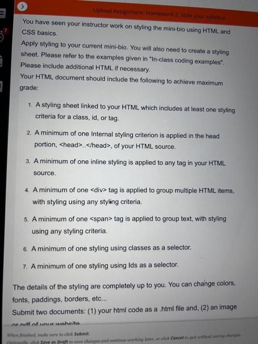 Use the code below and input answer into that code Upload Assignment: