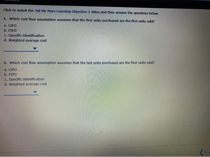  Click to watch the Tell Me More Learning Objective 2 video