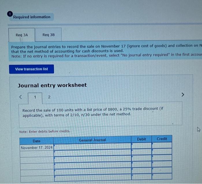November 17,2024 . The units have a list price of $800 each,