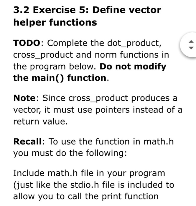 variable names). Also please do both exersises as it is apart of