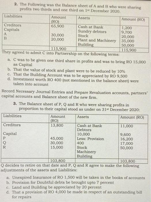 partners in a firm sharing profits in the ratio of 2:2:1. Partners