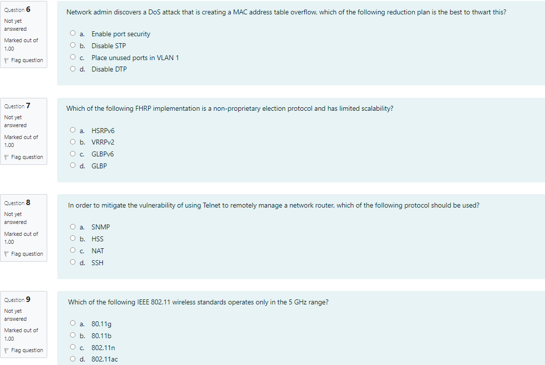 Network admin discovers a DoS attack that is creating a MAC