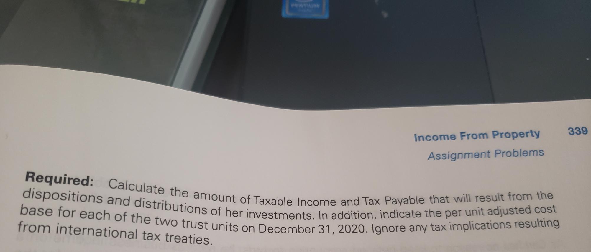 January 1, 2020, she invests the funds as follows: Late in 2019,