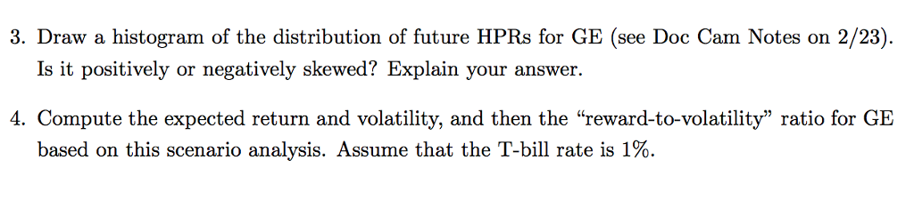t 1st 2nd 3rd 4th 5th Return, r(t) 10% 20% 8% 5%