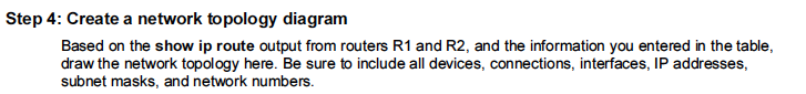 show ip route command displays the curment state of the routing table.