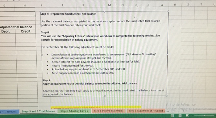 tdting x fx |-steps 5 and 7 Trial Balance'ISSM"Woed.Donament.lr") Peyton Approved Trial