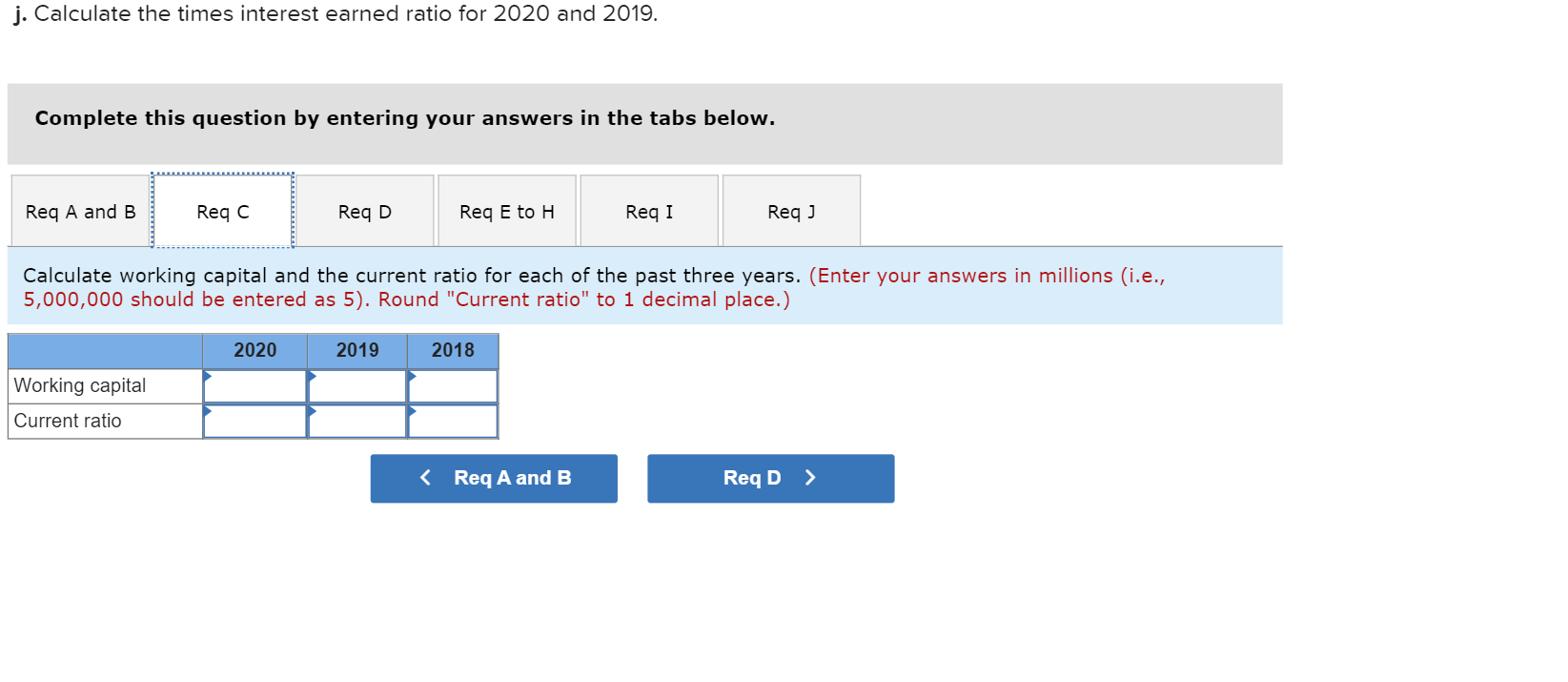 2019, 2018 (in millions) Current assets Other assets Total assets Current liabilities