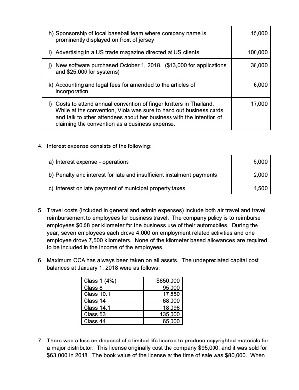A comprehensive problem to be completed in Excel and a tax software