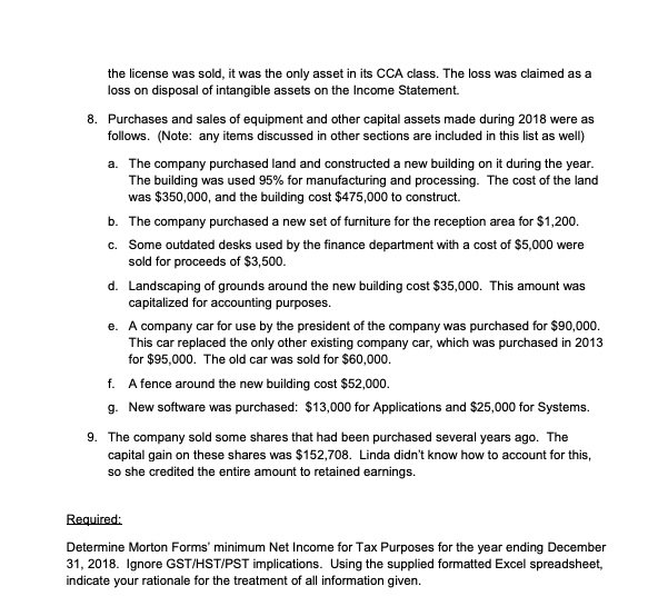 problem to be complete in ProFile tax software. Both parts should be