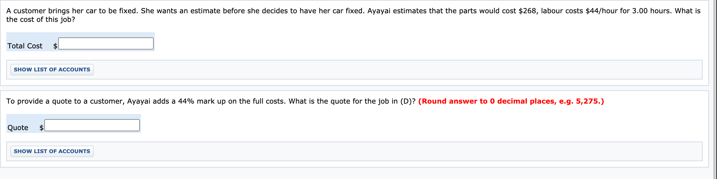 labour Direct support labour Fringe benefits for direct labour Photocopying Telephone calls