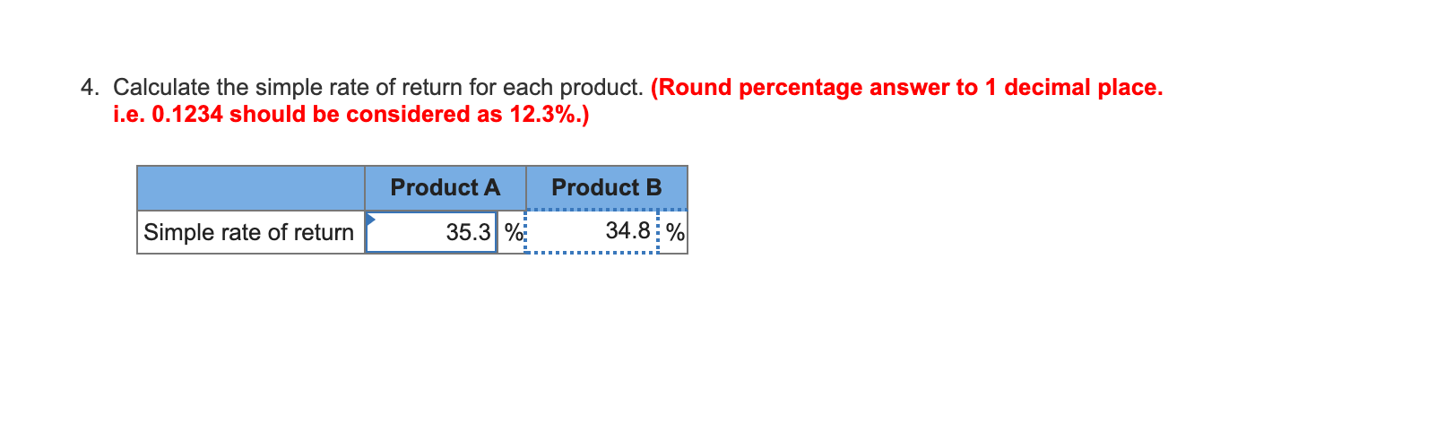 manufacture and sell one of two new products for a five-year period.