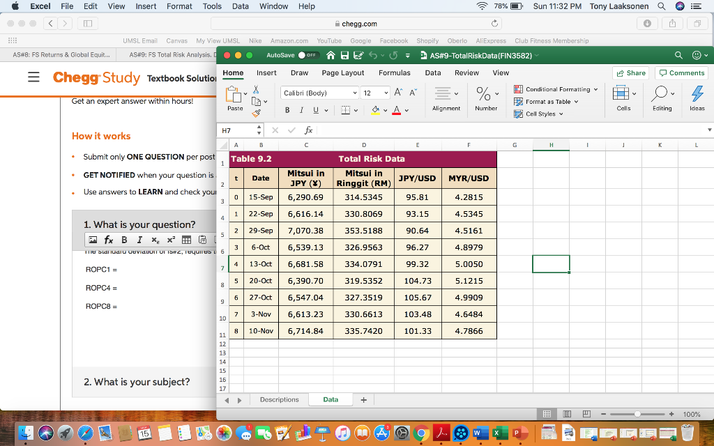 currency investment, fx#1. Fill in the blanks with the relevant ROPC. ROPC1