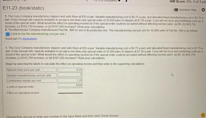 cost is $5 75 a pair, and allocatec accept a one-time-only special