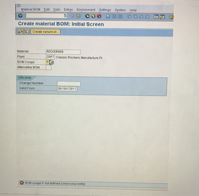 finished product, Rocker. Note the screen shown on the next page. In