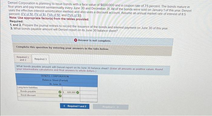 Need the last two values the discount amount and the balance for
