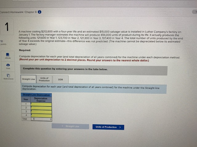 Company's factory on January 1. The factory manager estimates the machine will