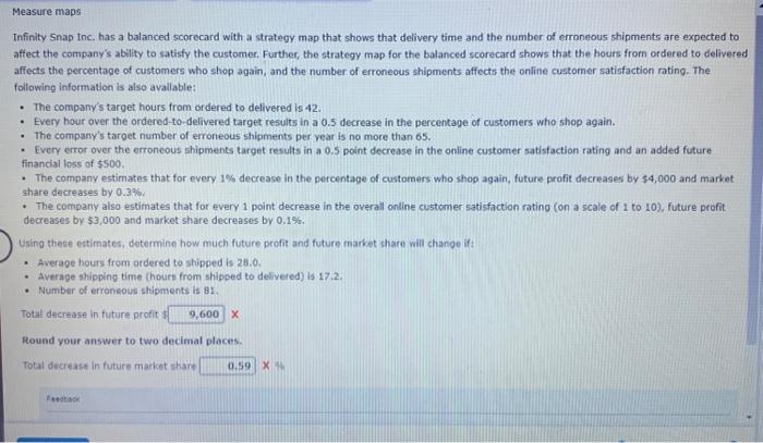  Infinity Snap Inc, has a balanced scorecard with a strategy map