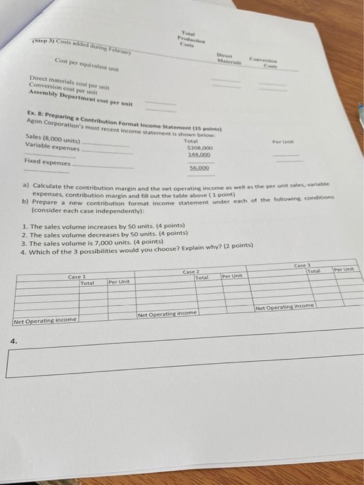  Nep) Coded during February Total Cost per equivalent M Direct materials