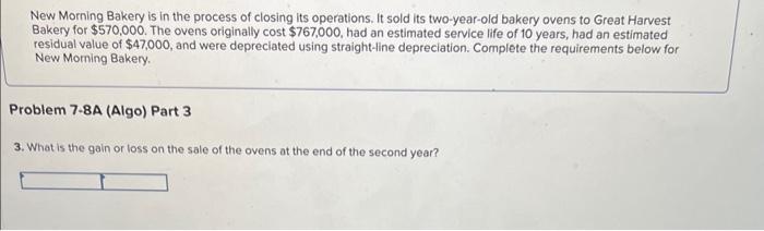 Actual use per year was as follows: Problem 7-5A (Algo) Part 1