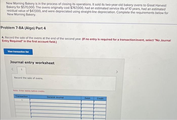 Required: 1. Prepare a depreciation schedule for six years using the straight-line