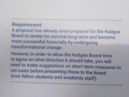 Assessment 1: Integrated Case Study Component Please go through the document "Kadgee