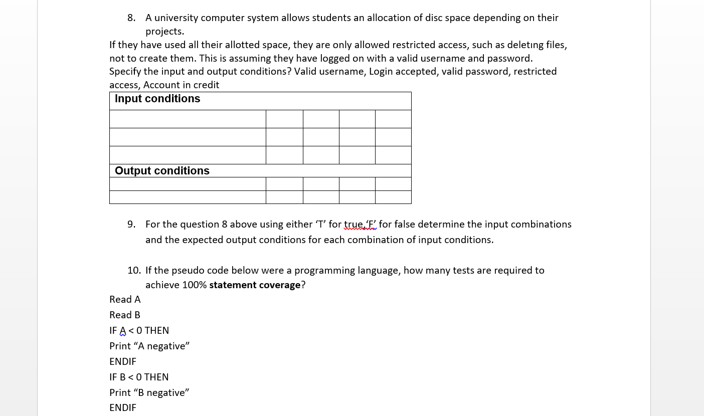 whether they are valid or invalid. Rule 1 Rule2 Rule3 Rule4 A.