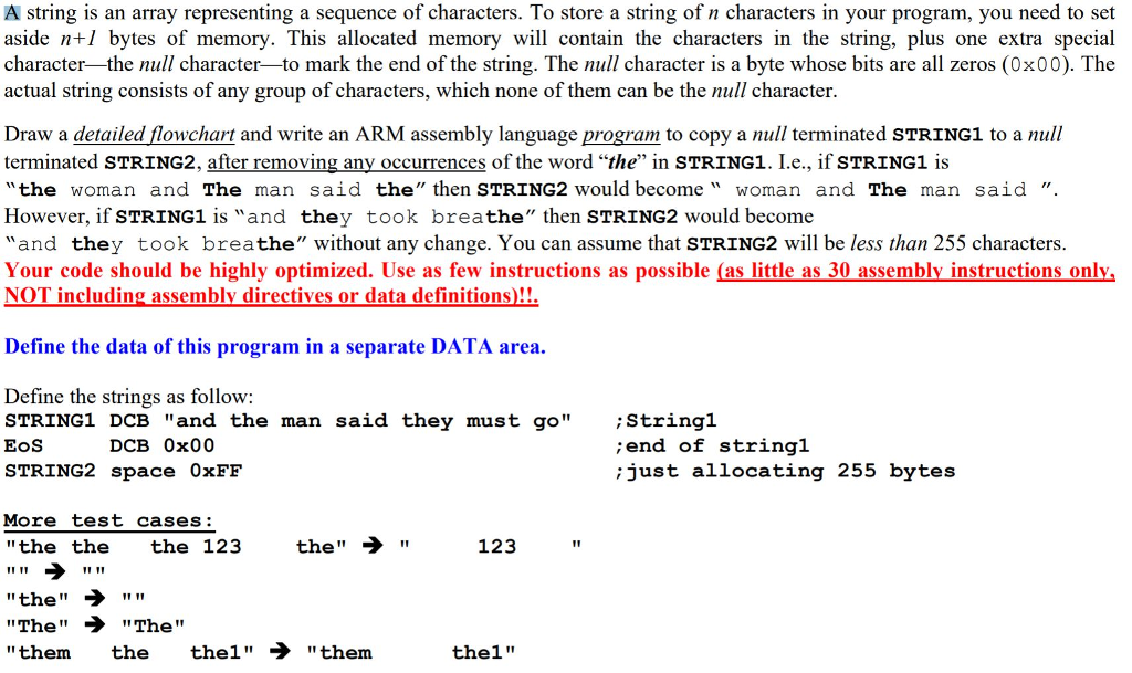  A string is an array representing a sequence of characters. To