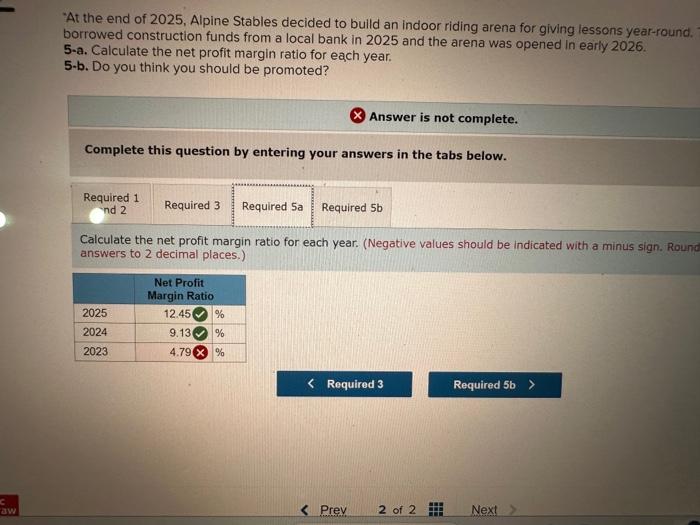 revenues and expenses of the business. The following annual data are available: