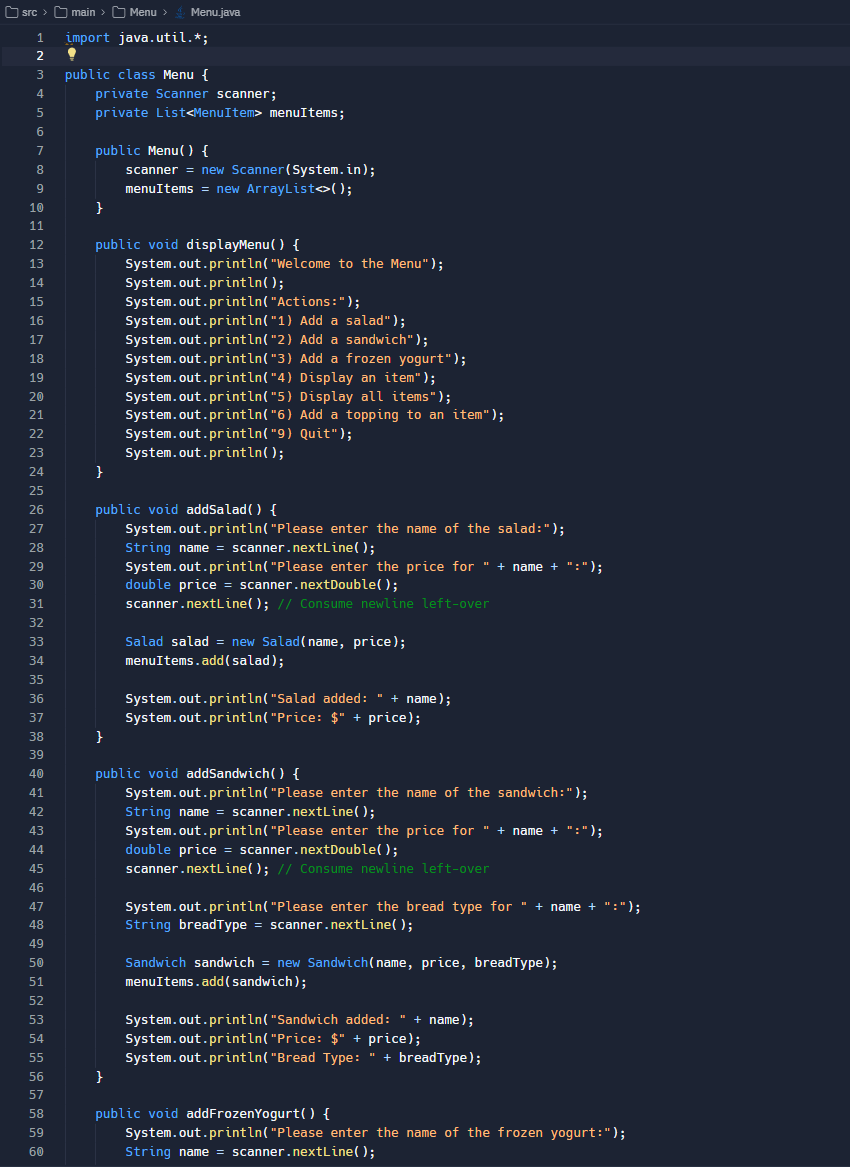  I'm having trouble trying to solve these errors within my code.