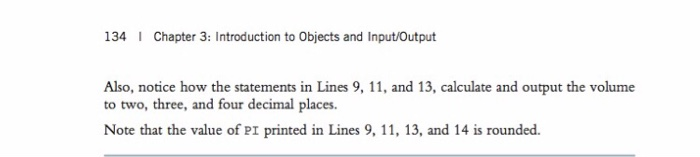 public class FormattingDecimalNumNew static final double PI 3.14159265 //Line //Line 5 //Line