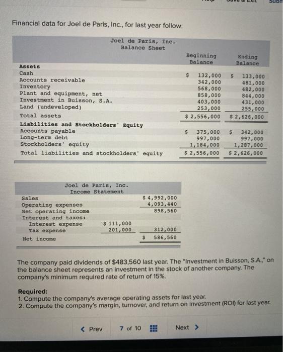  Can you please help and explain this problem,please? Subn Financial data