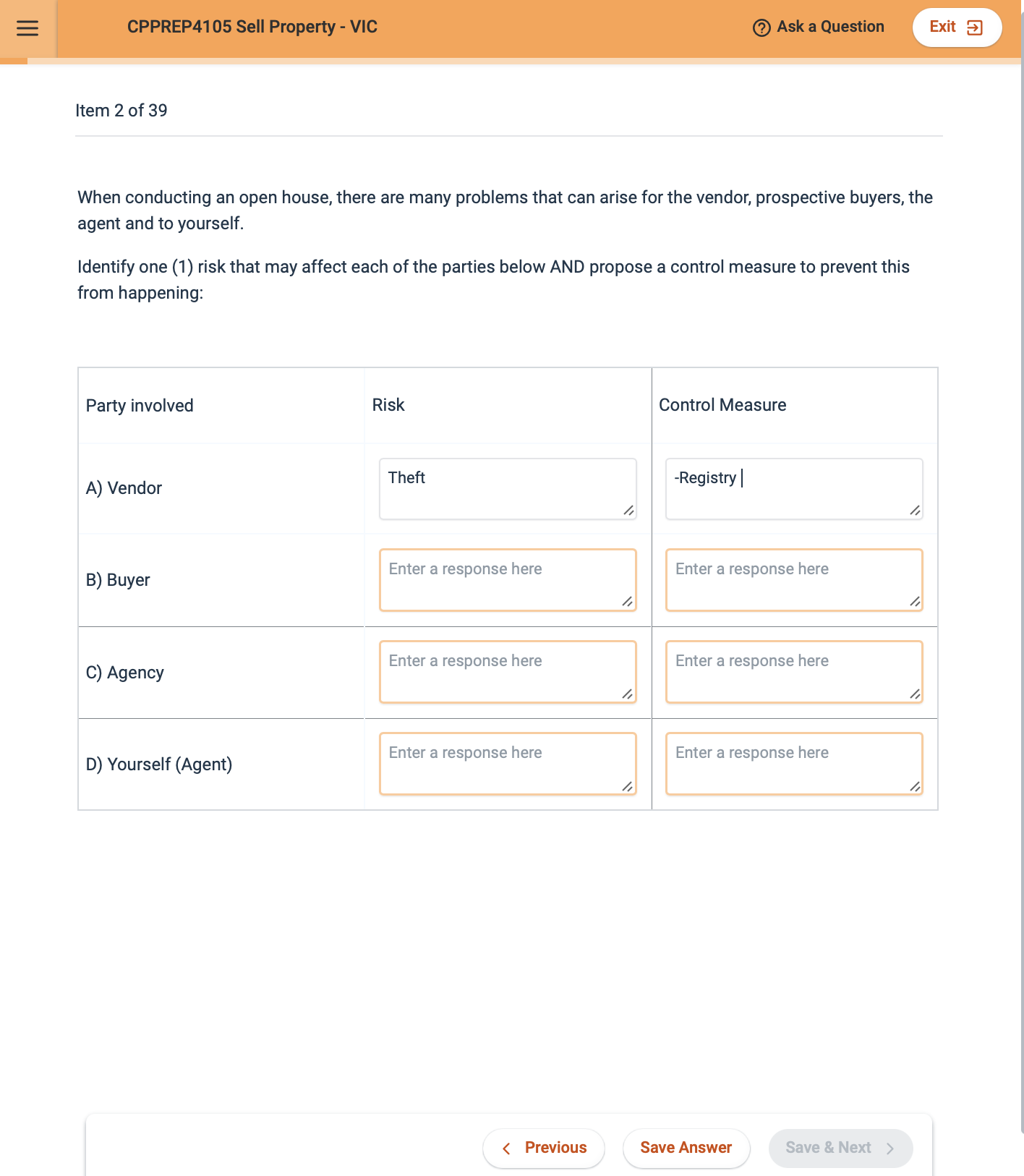  When conducting an open house, there are many problems that can
