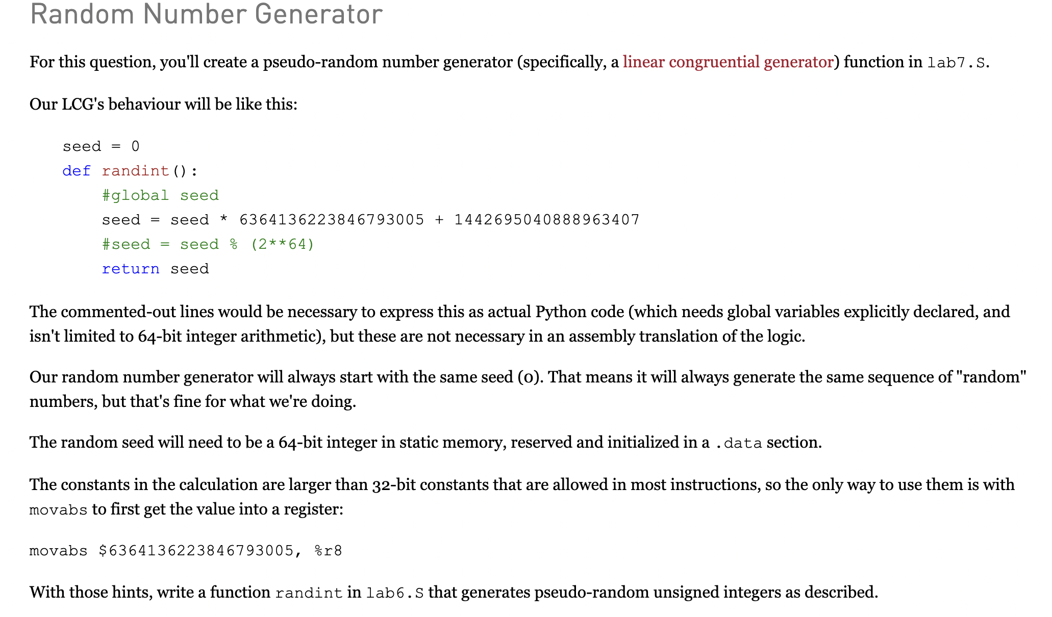 SEGMENTATION ERROR IN FILL_ARRAY_LOOP IN MOV %RAX, (%R8) I DONT KNOW