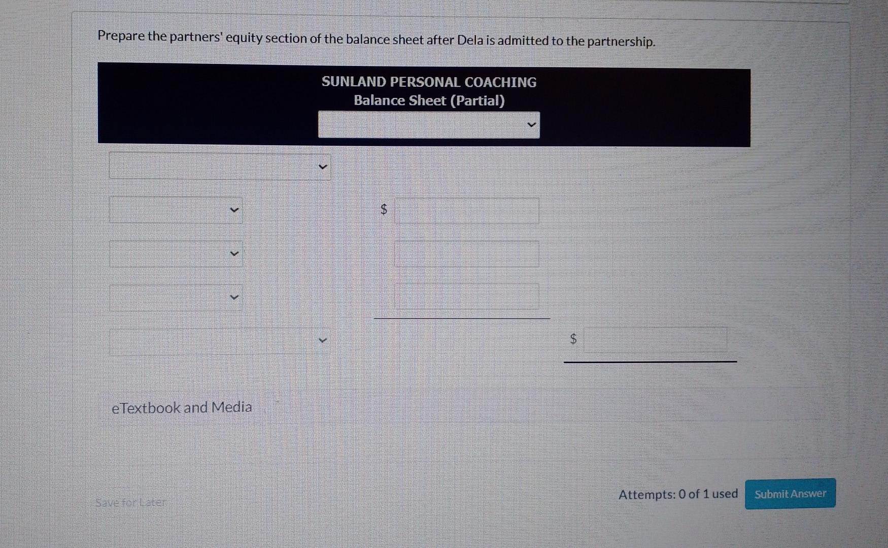 "No Entry" for the account titles and enter Ofor the amnunts I