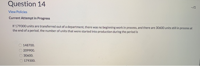 the following data for the current year: $240,000 Beginning work in process