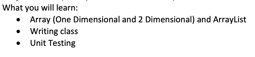  java code include a JUnit4 test, main for all method What