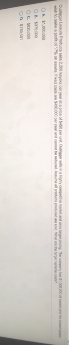 part in the manufacture of different types of radios. The total cost