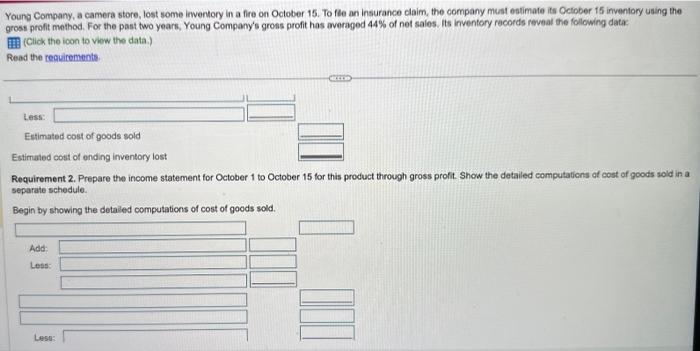 on October 15 . To file an insurance claim, the company must