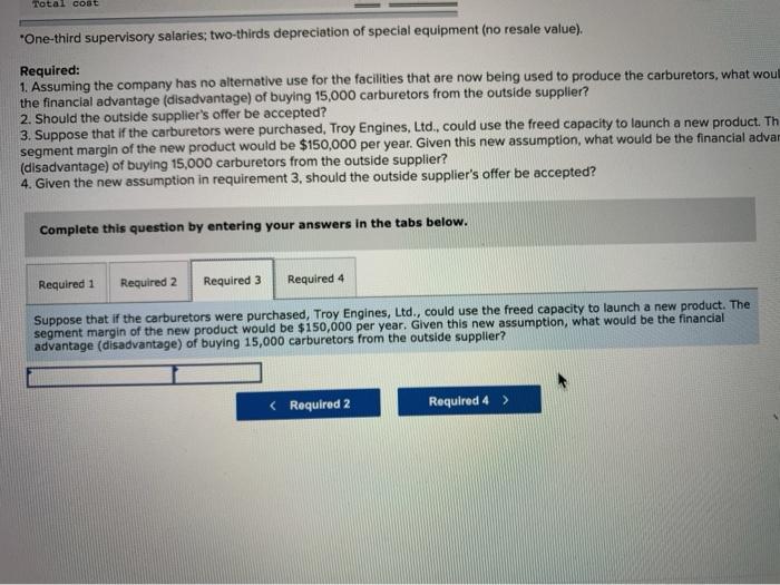 in heavy equipment. The company has always produced all of the necessary