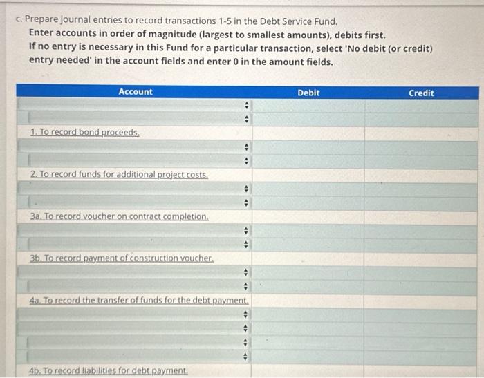 to accumulate resources to pay principal and interest on general obligation debt.