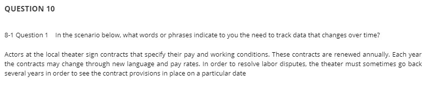 the database using alterna-tive information? QUESTION 3 6-1 Question 3a Describe how