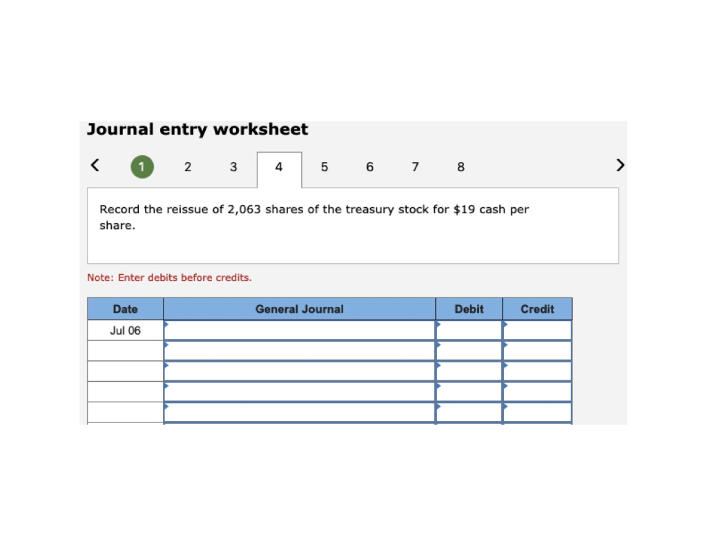 stock for $15 cash per share. Note: Enter debits before credits. Date