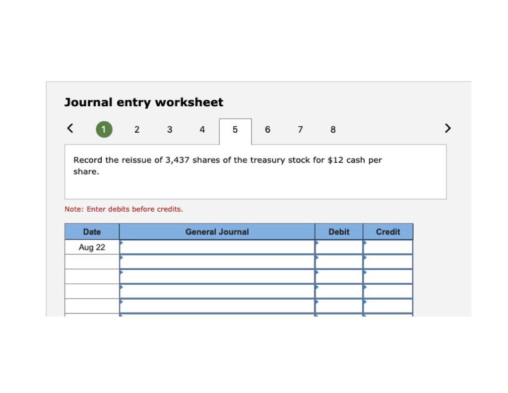 Credit General Journal Treasury stock, Common Cash Debit 82,5001 Jan 01 82,500
