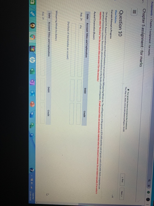  Assisements Chapter 5 assignment-for marks @ Chapter 5 assignment - for