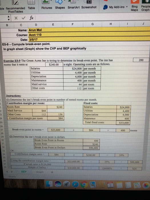 Show the CVP AND BEP GRAPHICALLY MEANING HOW DO I GRAPH