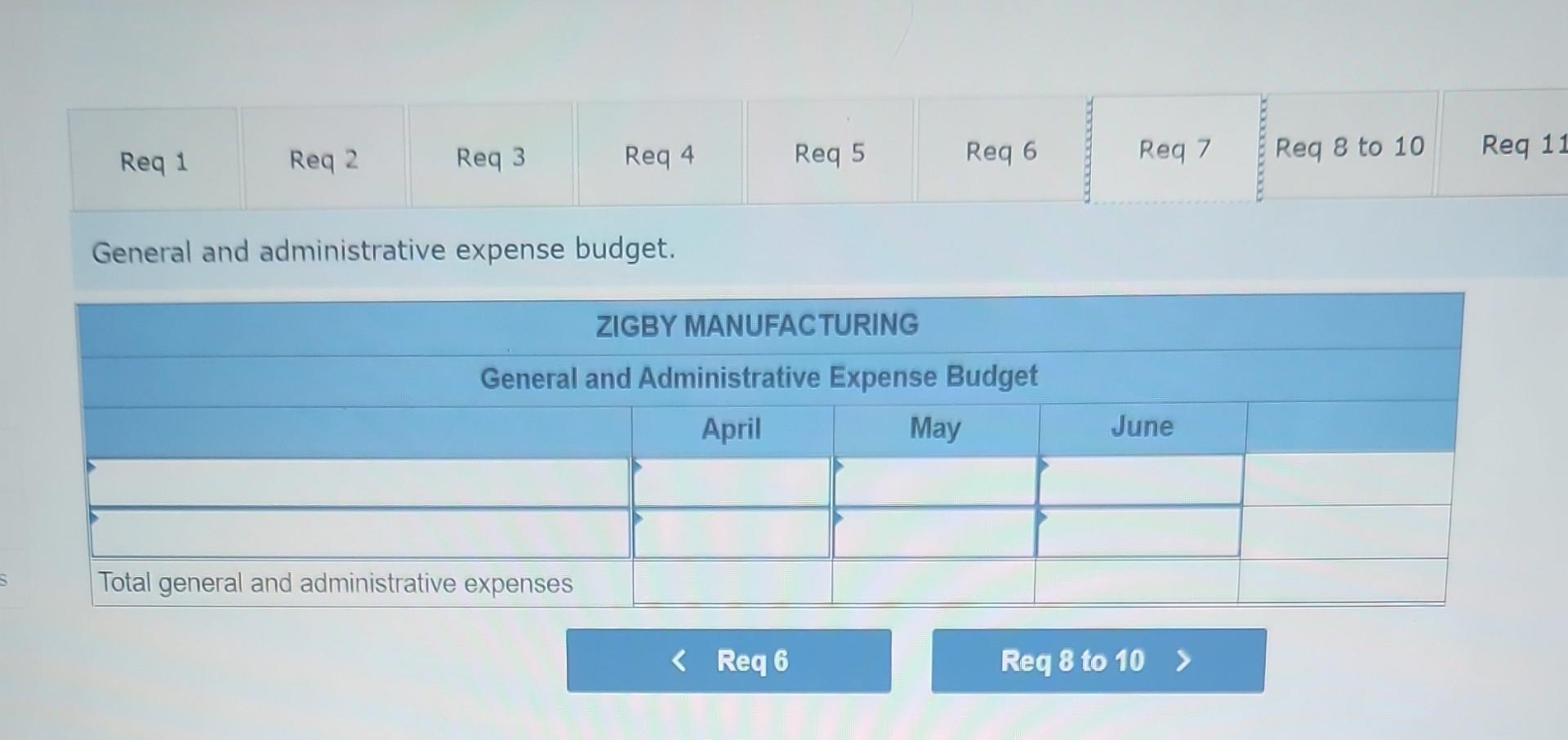 ending materials inventory to equal 50% of the next month's direct materials