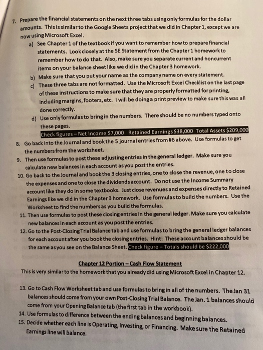 entries (see video for demonstration): Description 1 Jan 2 Paid January rent